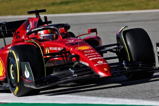 Charles Leclerc (MON) Ferrari F1-75.
23.02.2022. Formula One Testing, Day One, Barcelona, Spain. Wednesday.
- www.xpbimages.com, EMail: requests@xpbimages.com © Copyright: Batchelor / XPB Images