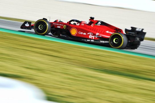 Charles Leclerc (MON) Ferrari F1-75.
23.02.2022. Formula One Testing, Day One, Barcelona, Spain. Wednesday.
- www.xpbimages.com, EMail: requests@xpbimages.com © Copyright: Price / XPB Images
