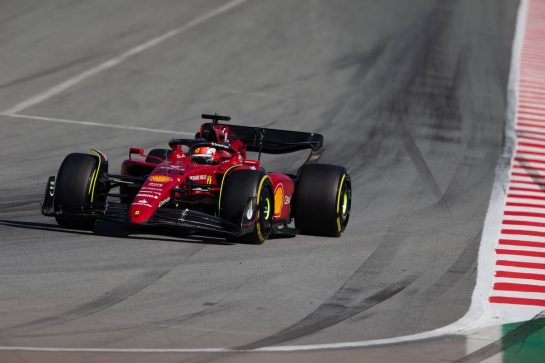 Charles Leclerc (MON) Ferrari F1-75.
23.02.2022. Formula One Testing, Day One, Barcelona, Spain. Wednesday.
- www.xpbimages.com, EMail: requests@xpbimages.com © Copyright: Rew / XPB Images