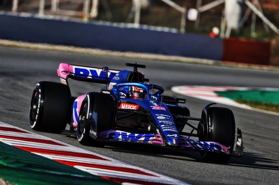 Esteban Ocon (FRA) Alpine F1 Team A522.
24.02.2022. Formula One Testing, Day Two, Barcelona, Spain. Thursday.
- www.xpbimages.com, EMail: requests@xpbimages.com &copy; Copyright: Moy / XPB Images