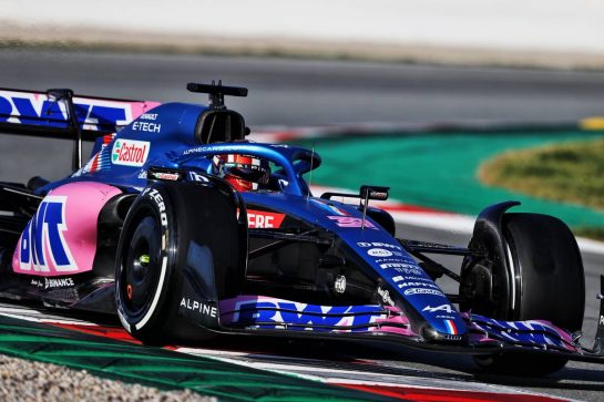 Esteban Ocon (FRA) Alpine F1 Team A522.
24.02.2022. Formula One Testing, Day Two, Barcelona, Spain. Thursday.
- www.xpbimages.com, EMail: requests@xpbimages.com &copy; Copyright: Moy / XPB Images