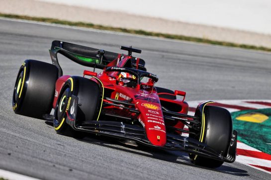 Carlos Sainz Jr (ESP) Ferrari F1-75.
24.02.2022. Formula One Testing, Day Two, Barcelona, Spain. Thursday.
- www.xpbimages.com, EMail: requests@xpbimages.com &copy; Copyright: Moy / XPB Images