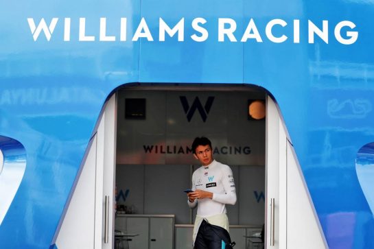 Alexander Albon (THA) Williams Racing.
24.02.2022. Formula One Testing, Day Two, Barcelona, Spain. Thursday.
- www.xpbimages.com, EMail: requests@xpbimages.com &copy; Copyright: Bearne / XPB Images