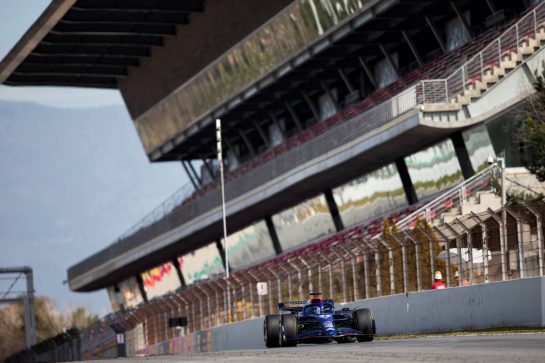 Alexander Albon (THA) Williams Racing FW44.
24.02.2022. Formula One Testing, Day Two, Barcelona, Spain. Thursday.
- www.xpbimages.com, EMail: requests@xpbimages.com &copy; Copyright: Rew / XPB Images