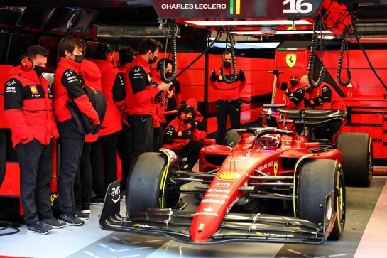 Charles Leclerc (MON) Ferrari F1-75.
25.02.2022. Formula One Testing, Day Three, Barcelona, Spain. Friday.
- www.xpbimages.com, EMail: requests@xpbimages.com &copy; Copyright: Batchelor / XPB Images
