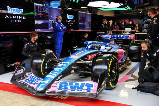 Fernando Alonso (ESP) Alpine F1 Team A522.
25.02.2022. Formula One Testing, Day Three, Barcelona, Spain. Friday.
- www.xpbimages.com, EMail: requests@xpbimages.com &copy; Copyright: Batchelor / XPB Images
