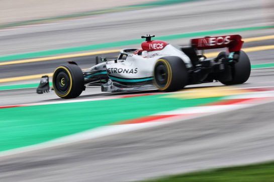 George Russell (GBR) Mercedes AMG F1 W13.
25.02.2022. Formula One Testing, Day Three, Barcelona, Spain. Friday.
- www.xpbimages.com, EMail: requests@xpbimages.com &copy; Copyright: Price / XPB Images