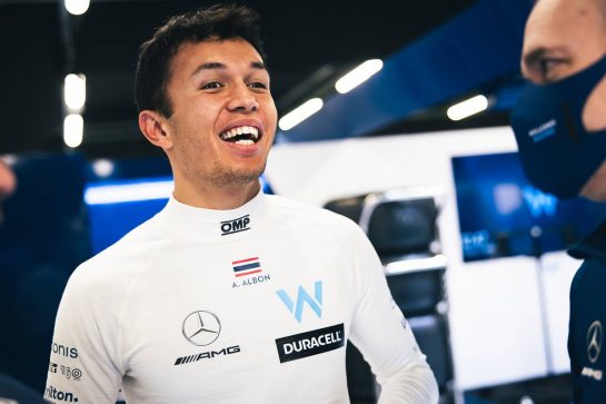 Alexander Albon (THA) Williams Racing.
25.02.2022. Formula One Testing, Day Three, Barcelona, Spain. Friday.
- www.xpbimages.com, EMail: requests@xpbimages.com &copy; Copyright: Bearne / XPB Images