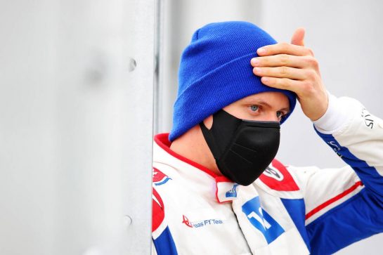 Mick Schumacher (GER) Haas F1 Team.
25.02.2022. Formula One Testing, Day Three, Barcelona, Spain. Friday.
 - www.xpbimages.com, EMail: requests@xpbimages.com &copy; Copyright: Coates / XPB Images
