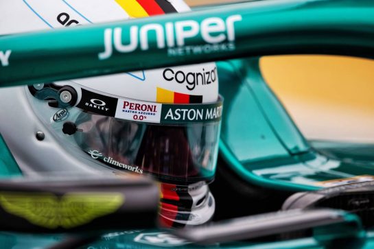 Sebastian Vettel (GER) Aston Martin F1 Team AMR22.
25.02.2022. Formula One Testing, Day Three, Barcelona, Spain. Friday.
- www.xpbimages.com, EMail: requests@xpbimages.com &copy; Copyright: Rew / XPB Images