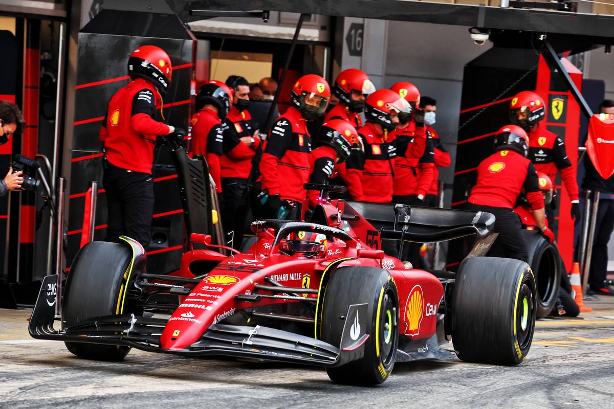 Carlos Sainz Jr (ESP) Ferrari F1-75. 25.02.2022. Formula One Testing, Day Three