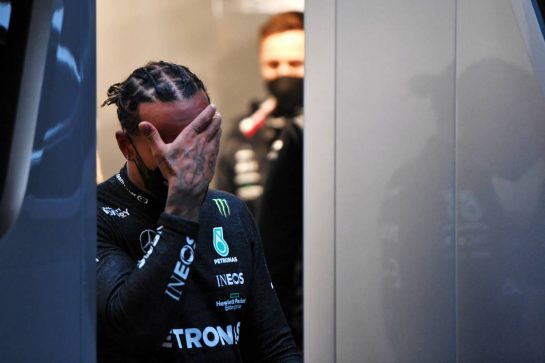 Lewis Hamilton (GBR) Mercedes AMG F1.
25.02.2022. Formula One Testing, Day Three, Barcelona, Spain. Friday.
- www.xpbimages.com, EMail: requests@xpbimages.com &copy; Copyright: Price / XPB Images