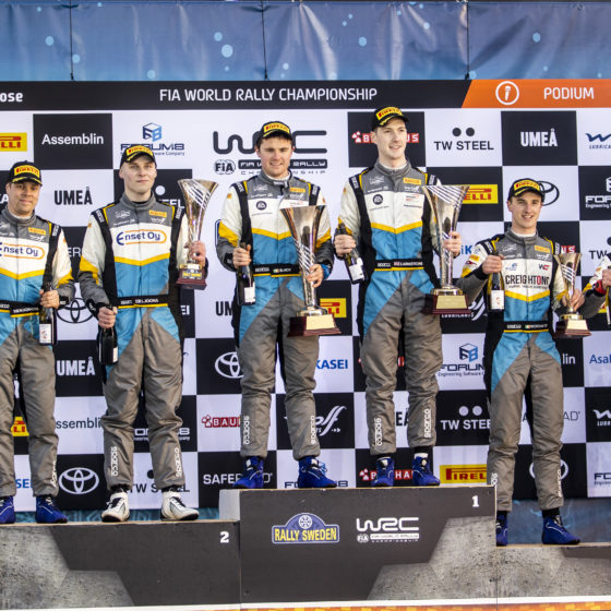 JWRC – Armstrong and Hoy Win Junior WRC Opener in Sweden