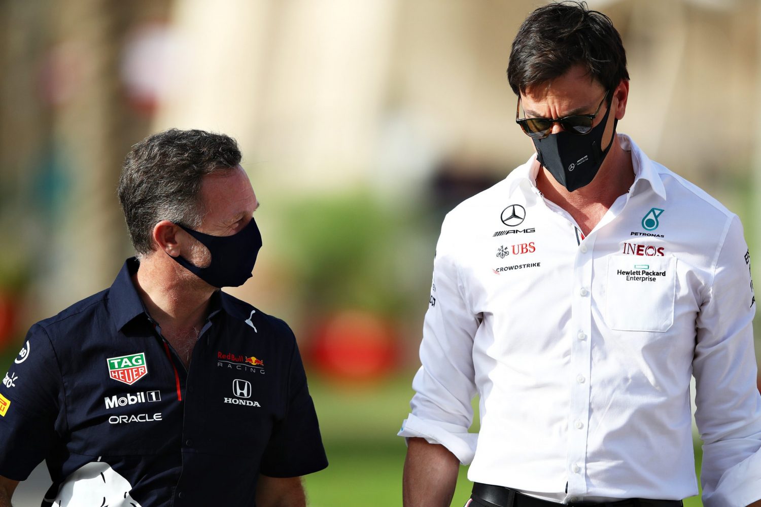 Horner enters cheeky bid for Mercedes F1 factory tour