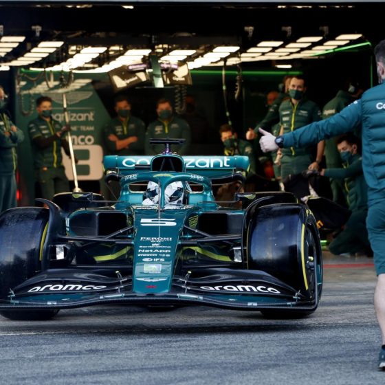 Aston Martin already working on very different AMR22 in wind tunnel