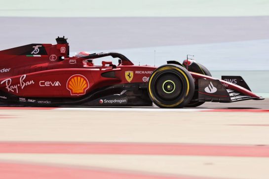Charles Leclerc (MON) Ferrari F1-75.
11.03.2022. Formula 1 Testing, Sakhir, Bahrain, Day Two.
- www.xpbimages.com, EMail: requests@xpbimages.com © Copyright: Bearne / XPB Images