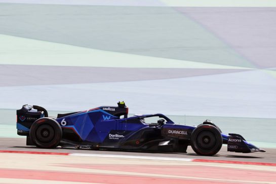 Nicholas Latifi (CDN) Williams Racing FW44.
11.03.2022. Formula 1 Testing, Sakhir, Bahrain, Day Two.
- www.xpbimages.com, EMail: requests@xpbimages.com © Copyright: Bearne / XPB Images