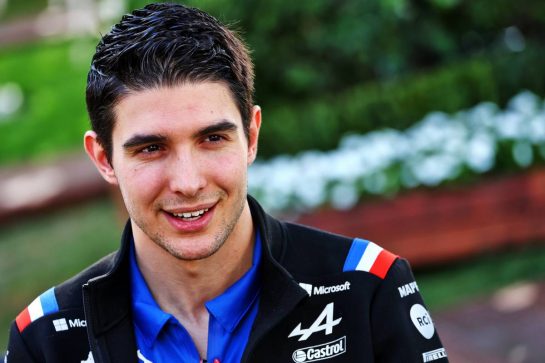 Esteban Ocon (FRA) Alpine F1 Team.
07.04.2022. Formula 1 World Championship, Rd 3, Australian Grand Prix, Albert Park, Melbourne, Australia, Preparation Day.
- www.xpbimages.com, EMail: requests@xpbimages.com © Copyright: Batchelor / XPB Images