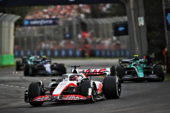 Kevin Magnussen (DEN) Haas VF-22.
10.04.2022. Formula 1 World Championship, Rd 3, Australian Grand Prix, Albert Park, Melbourne, Australia, Race Day.
- www.xpbimages.com, EMail: requests@xpbimages.com © Copyright: Coates / XPB Images