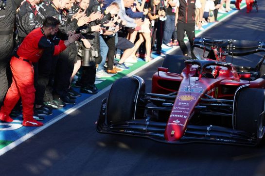 1st place Charles Leclerc (MON) Ferrari.
10.04.2022. Formula 1 World Championship, Rd 3, Australian Grand Prix, Albert Park, Melbourne, Australia, Race Day.
- www.xpbimages.com, EMail: requests@xpbimages.com © Copyright: Batchelor / XPB Images