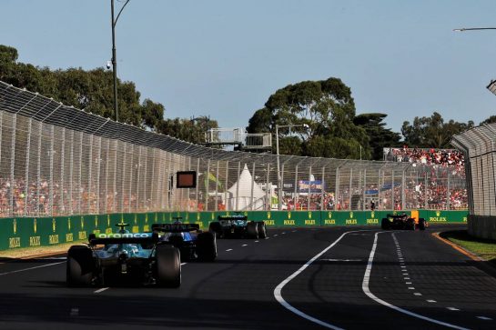 Sebastian Vettel (GER) Aston Martin F1 Team AMR22.
10.04.2022. Formula 1 World Championship, Rd 3, Australian Grand Prix, Albert Park, Melbourne, Australia, Race Day.
- www.xpbimages.com, EMail: requests@xpbimages.com © Copyright: Coates / XPB Images