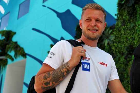 Kevin Magnussen (DEN) Haas F1 Team.
05.05.2022. Formula 1 World Championship, Rd 5, Miami Grand Prix, Miami, Florida, USA, Preparation Day.
- www.xpbimages.com, EMail: requests@xpbimages.com &copy; Copyright: Bearne / XPB Images