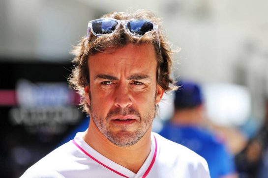 Fernando Alonso (ESP) Alpine F1 Team.
05.05.2022. Formula 1 World Championship, Rd 5, Miami Grand Prix, Miami, Florida, USA, Preparation Day.
- www.xpbimages.com, EMail: requests@xpbimages.com &copy; Copyright: Rew / XPB Images