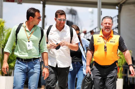 Zak Brown (USA) McLaren Executive Director.
05.05.2022. Formula 1 World Championship, Rd 5, Miami Grand Prix, Miami, Florida, USA, Preparation Day.
 - www.xpbimages.com, EMail: requests@xpbimages.com &copy; Copyright: Coates / XPB Images