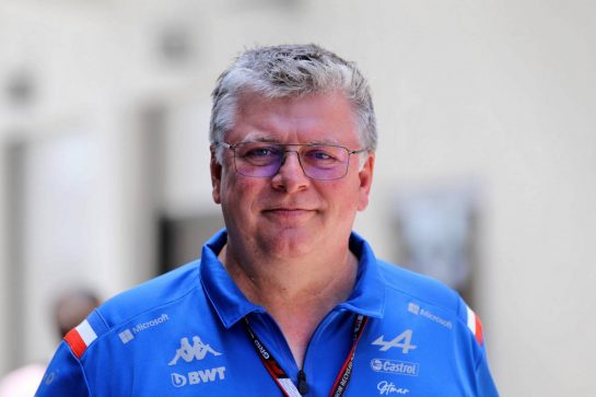 Otmar Szafnauer (USA) Alpine F1 Team, Team Principal.
05.05.2022. Formula 1 World Championship, Rd 5, Miami Grand Prix, Miami, Florida, USA, Preparation Day.
- www.xpbimages.com, EMail: requests@xpbimages.com &copy; Copyright: Rew / XPB Images
