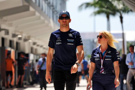 Nicholas Latifi (CDN) Williams Racing.
06.05.2022. Formula 1 World Championship, Rd 5, Miami Grand Prix, Miami, Florida, USA, Practice Day.
- www.xpbimages.com, EMail: requests@xpbimages.com © Copyright: Bearne / XPB Images