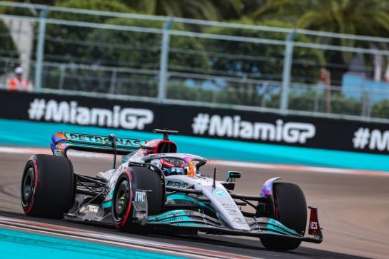George Russell (GBR), Mercedes AMG F1
06.05.2022. Formula 1 World Championship, Rd 5, Miami Grand Prix, Miami, Florida, USA, Practice Day.
- www.xpbimages.com, EMail: requests@xpbimages.com © Copyright: Charniaux / XPB Images