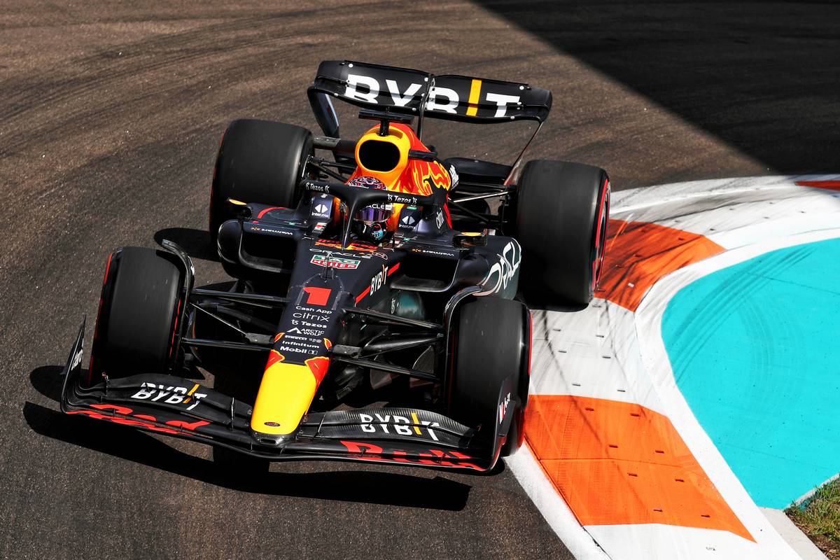 Max Verstappen (NLD) Red Bull Racing RB18. 06.05.2022. Formula 1 World Championship, Rd 5, Miami Grand Prix, Miami, Florida, USA, Practice