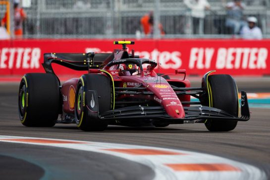 Carlos Sainz Jr (ESP) Ferrari F1-75.
06.05.2022. Formula 1 World Championship, Rd 5, Miami Grand Prix, Miami, Florida, USA, Practice Day.
- www.xpbimages.com, EMail: requests@xpbimages.com © Copyright: Rew / XPB Images