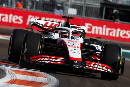 Kevin Magnussen (DEN) Haas VF-22.
06.05.2022. Formula 1 World Championship, Rd 5, Miami Grand Prix, Miami, Florida, USA, Practice Day.
- www.xpbimages.com, EMail: requests@xpbimages.com © Copyright: Rew / XPB Images