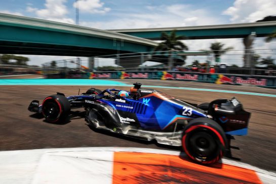 Alexander Albon (THA) Williams Racing FW44.
07.05.2022. Formula 1 World Championship, Rd 5, Miami Grand Prix, Miami, Florida, USA, Qualifying Day.
- www.xpbimages.com, EMail: requests@xpbimages.com © Copyright: Coates / XPB Images