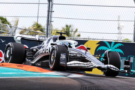 Pierre Gasly (FRA) AlphaTauri AT03.
07.05.2022. Formula 1 World Championship, Rd 5, Miami Grand Prix, Miami, Florida, USA, Qualifying Day.
- www.xpbimages.com, EMail: requests@xpbimages.com © Copyright: Coates / XPB Images