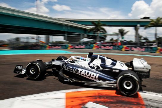 Pierre Gasly (FRA) AlphaTauri AT03.
07.05.2022. Formula 1 World Championship, Rd 5, Miami Grand Prix, Miami, Florida, USA, Qualifying Day.
- www.xpbimages.com, EMail: requests@xpbimages.com © Copyright: Coates / XPB Images