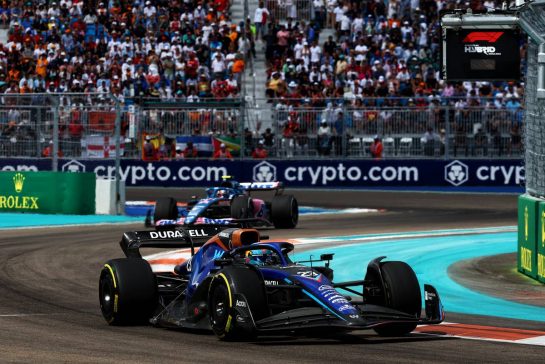 Alexander Albon (THA) Williams Racing FW44.
08.05.2022. Formula 1 World Championship, Rd 5, Miami Grand Prix, Miami, Florida, USA, Race Day.
- www.xpbimages.com, EMail: requests@xpbimages.com © Copyright: Batchelor / XPB Images