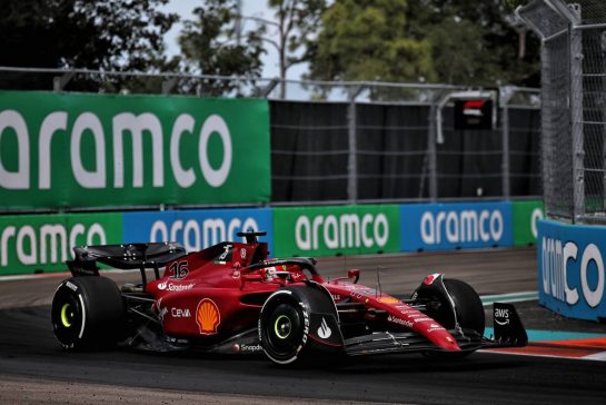 Charles Leclerc (MON) Ferrari F1-75.
08.05.2022. Formula 1 World Championship, Rd 5, Miami Grand Prix, Miami, Florida, USA, Race Day.
- www.xpbimages.com, EMail: requests@xpbimages.com © Copyright: Coates / XPB Images