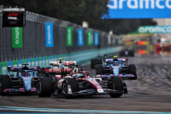 Valtteri Bottas (FIN) Alfa Romeo F1 Team C42.
08.05.2022. Formula 1 World Championship, Rd 5, Miami Grand Prix, Miami, Florida, USA, Race Day.
- www.xpbimages.com, EMail: requests@xpbimages.com © Copyright: Coates / XPB Images