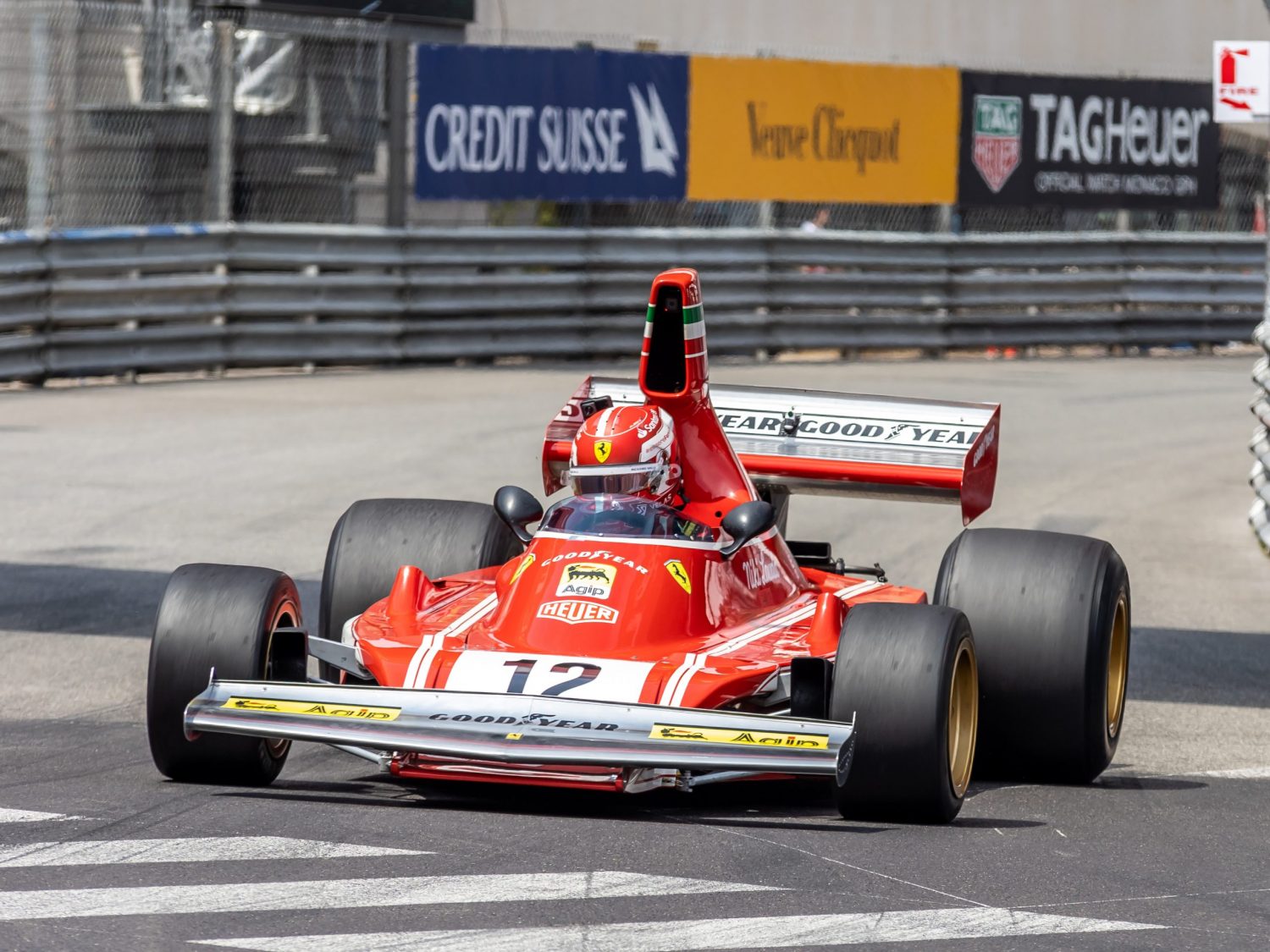 Ouch! Leclerc crashes classic Lauda Ferrari in Monaco