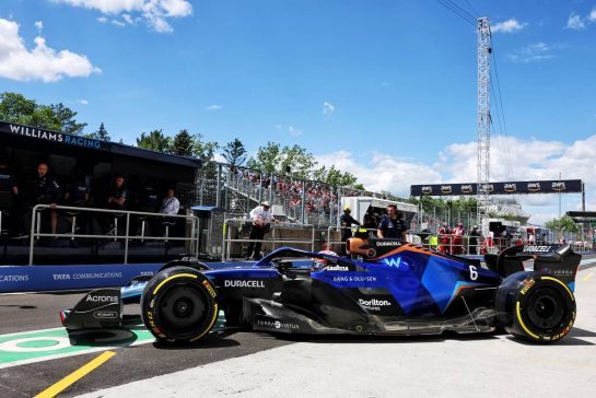 Nicholas Latifi (CDN) Williams Racing FW44.
17.06.2022. Formula 1 World Championship, Rd 9, Canadian Grand Prix, Montreal, Canada, Practice Day.
- www.xpbimages.com, EMail: requests@xpbimages.com &copy; Copyright: Bearne / XPB Images