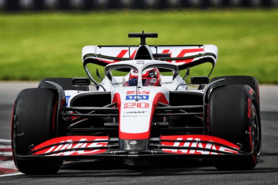 Kevin Magnussen (DEN) Haas VF-22.
17.06.2022. Formula 1 World Championship, Rd 9, Canadian Grand Prix, Montreal, Canada, Practice Day.
 - www.xpbimages.com, EMail: requests@xpbimages.com &copy; Copyright: Coates / XPB Images