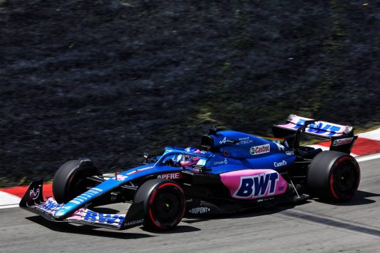 Fernando Alonso (ESP) Alpine F1 Team A522.
17.06.2022. Formula 1 World Championship, Rd 9, Canadian Grand Prix, Montreal, Canada, Practice Day.
- www.xpbimages.com, EMail: requests@xpbimages.com &copy; Copyright: Batchelor / XPB Images