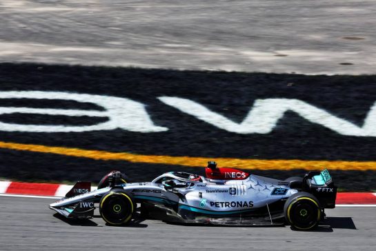 George Russell (GBR) Mercedes AMG F1 W13.
17.06.2022. Formula 1 World Championship, Rd 9, Canadian Grand Prix, Montreal, Canada, Practice Day.
- www.xpbimages.com, EMail: requests@xpbimages.com &copy; Copyright: Batchelor / XPB Images