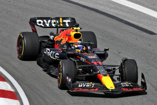 Sergio Perez (MEX) Red Bull Racing RB18.
17.06.2022. Formula 1 World Championship, Rd 9, Canadian Grand Prix, Montreal, Canada, Practice Day.
 - www.xpbimages.com, EMail: requests@xpbimages.com &copy; Copyright: Coates / XPB Images