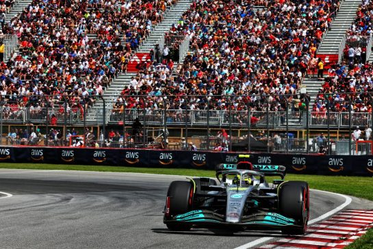 Lewis Hamilton (GBR) Mercedes AMG F1 W13.
17.06.2022. Formula 1 World Championship, Rd 9, Canadian Grand Prix, Montreal, Canada, Practice Day.
- www.xpbimages.com, EMail: requests@xpbimages.com &copy; Copyright: Batchelor / XPB Images