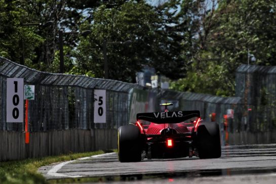 Carlos Sainz Jr (ESP) Ferrari F1-75.
17.06.2022. Formula 1 World Championship, Rd 9, Canadian Grand Prix, Montreal, Canada, Practice Day.
 - www.xpbimages.com, EMail: requests@xpbimages.com &copy; Copyright: Coates / XPB Images
