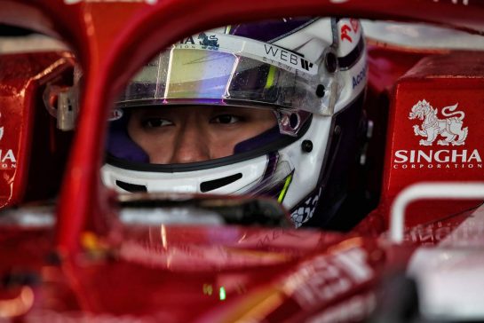 Guanyu Zhou (CHN) Alfa Romeo F1 Team C42.
18.06.2022. Formula 1 World Championship, Rd 9, Canadian Grand Prix, Montreal, Canada, Qualifying Day.
 - www.xpbimages.com, EMail: requests@xpbimages.com &copy; Copyright: Coates / XPB Images