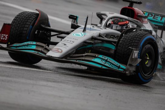 George Russell (GBR) Mercedes AMG F1 W13.
18.06.2022. Formula 1 World Championship, Rd 9, Canadian Grand Prix, Montreal, Canada, Qualifying Day.
- www.xpbimages.com, EMail: requests@xpbimages.com &copy; Copyright: Bearne / XPB Images